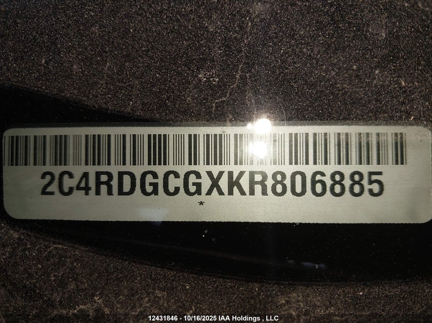 2C4RDGCGXKR806885 2019 DODGE CARAVAN photo no. 20