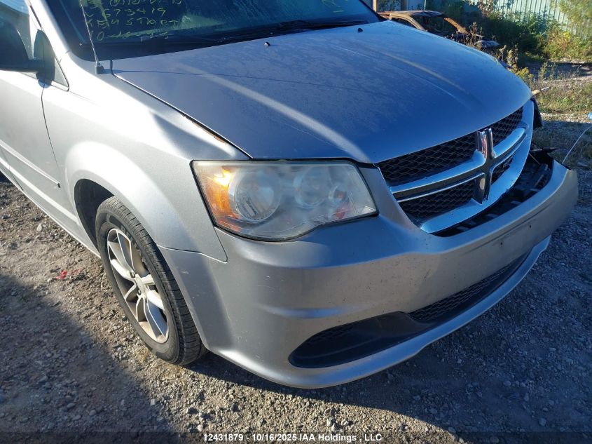 2013 Dodge Grand Caravan Se/Sxt VIN: 2C4RDGBGXDR673419 Lot: 12431879