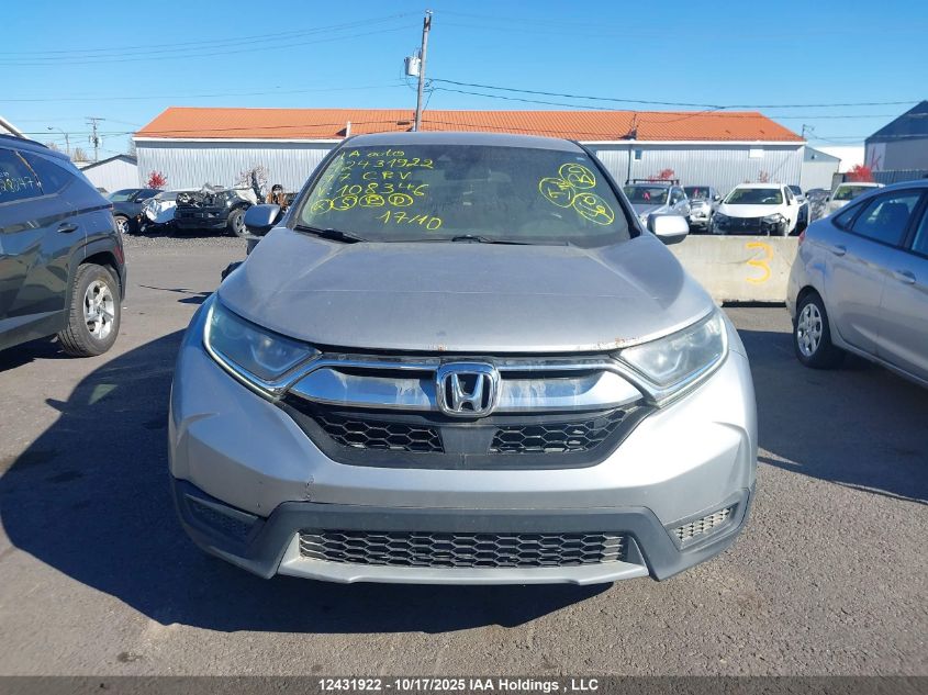 2017 Honda Cr-V Lx VIN: 2HKRW2H27HH108346 Lot: 12431922