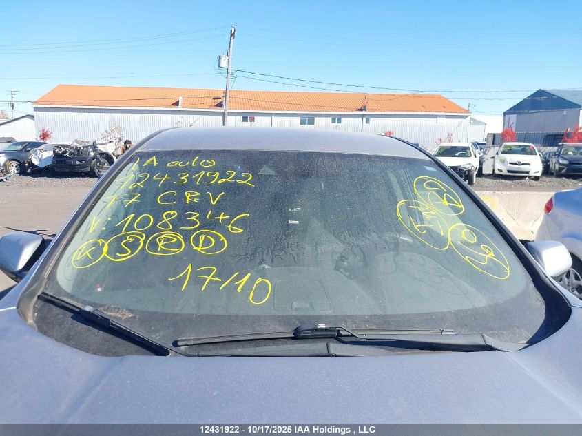 2017 Honda Cr-V Lx VIN: 2HKRW2H27HH108346 Lot: 12431922