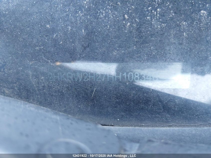 2017 Honda Cr-V Lx VIN: 2HKRW2H27HH108346 Lot: 12431922