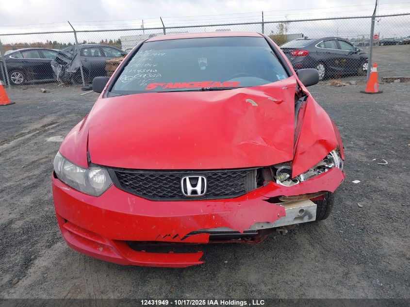 2010 Honda Civic Dx-G VIN: 2HGFG1A36AH001897 Lot: 12431949