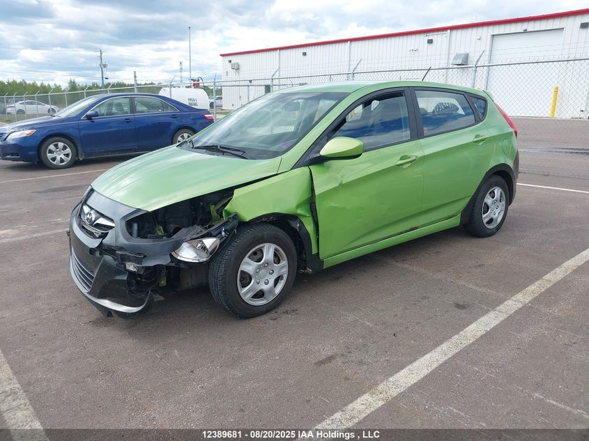 2014 Hyundai Accent Gl VIN: KMHCT5AE9EU196270 Lot: 12389681X