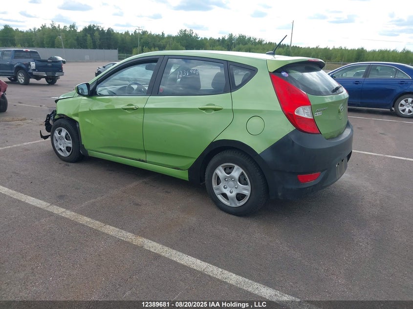 2014 Hyundai Accent Gl VIN: KMHCT5AE9EU196270 Lot: 12389681X