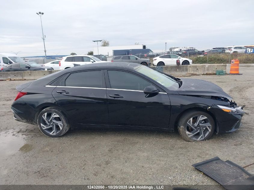 2025 Hyundai Elantra Hybrid Luxury VIN: KMHLN4DJ9SU174911 Lot: 12432050