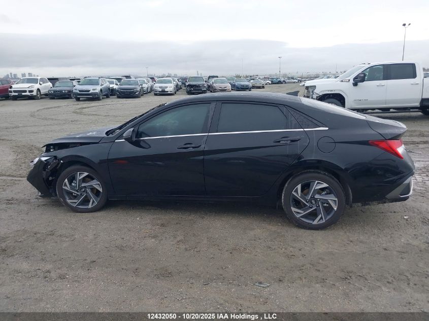 2025 Hyundai Elantra Hybrid Luxury VIN: KMHLN4DJ9SU174911 Lot: 12432050