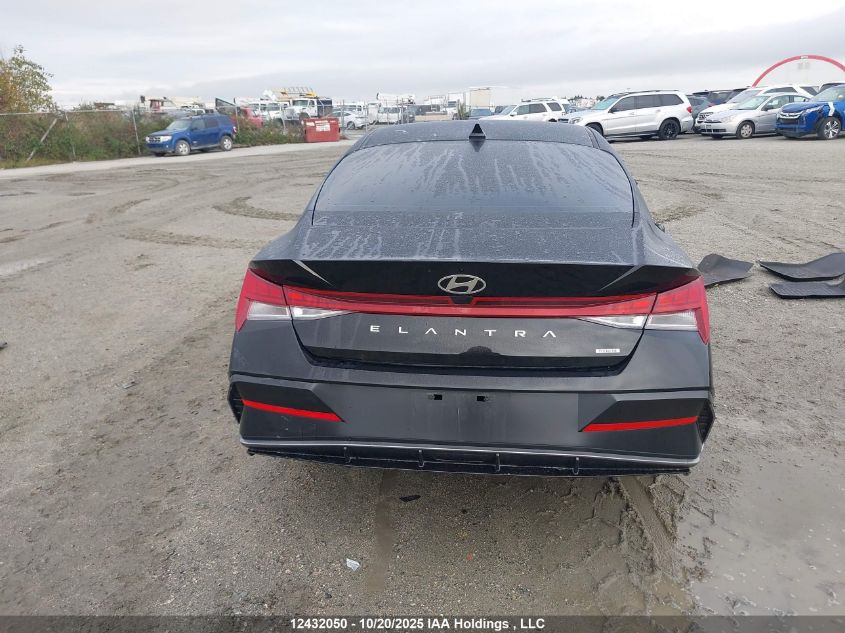 2025 Hyundai Elantra Hybrid Luxury VIN: KMHLN4DJ9SU174911 Lot: 12432050