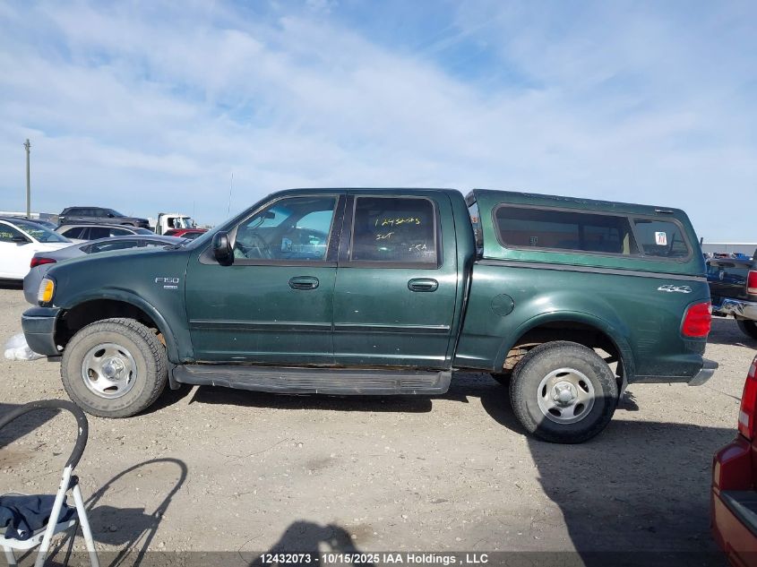 2001 Ford F150 Supercrew VIN: 1FTRW08L51KC01399 Lot: 12432073