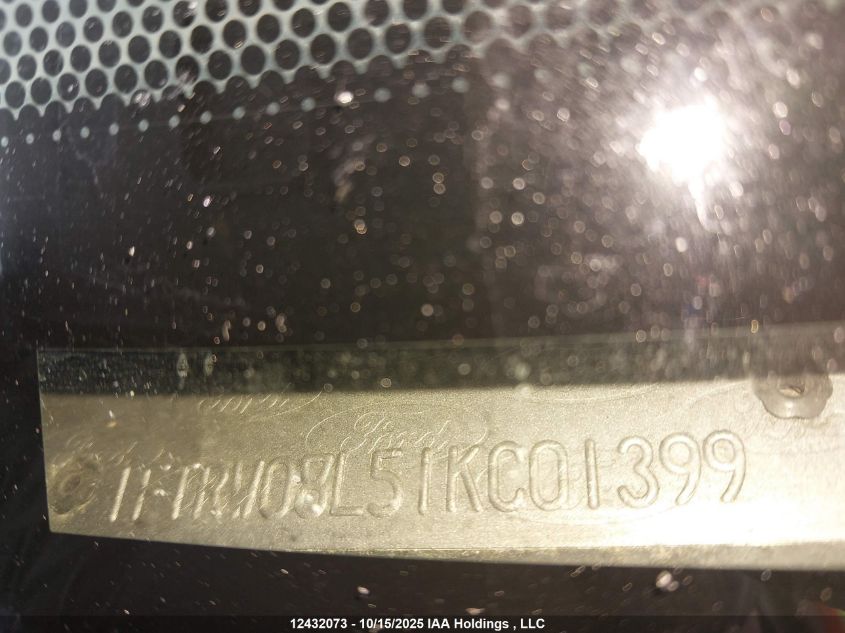 2001 Ford F150 Supercrew VIN: 1FTRW08L51KC01399 Lot: 12432073