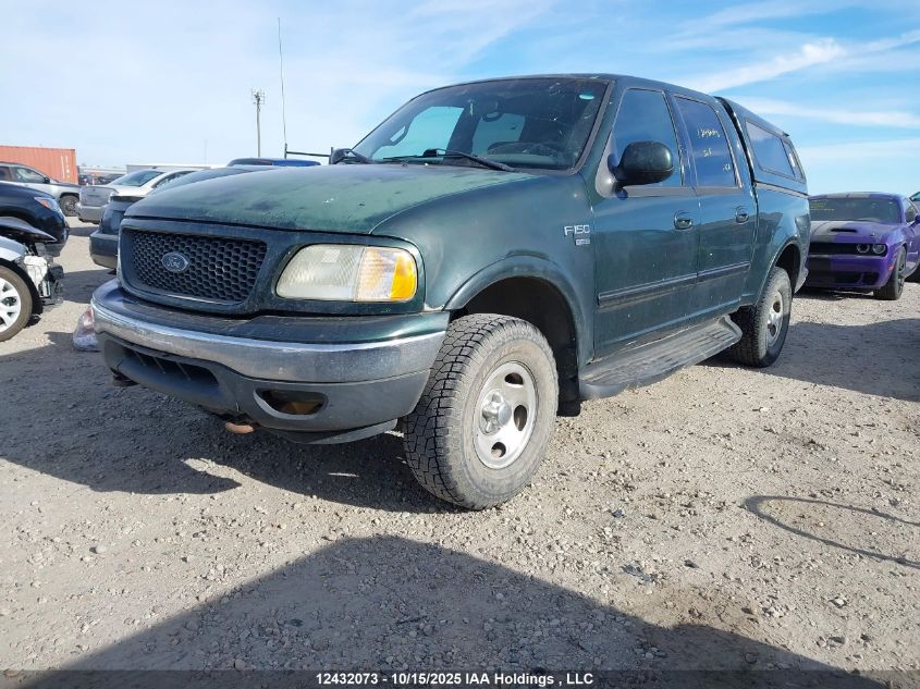 2001 Ford F150 Supercrew VIN: 1FTRW08L51KC01399 Lot: 12432073