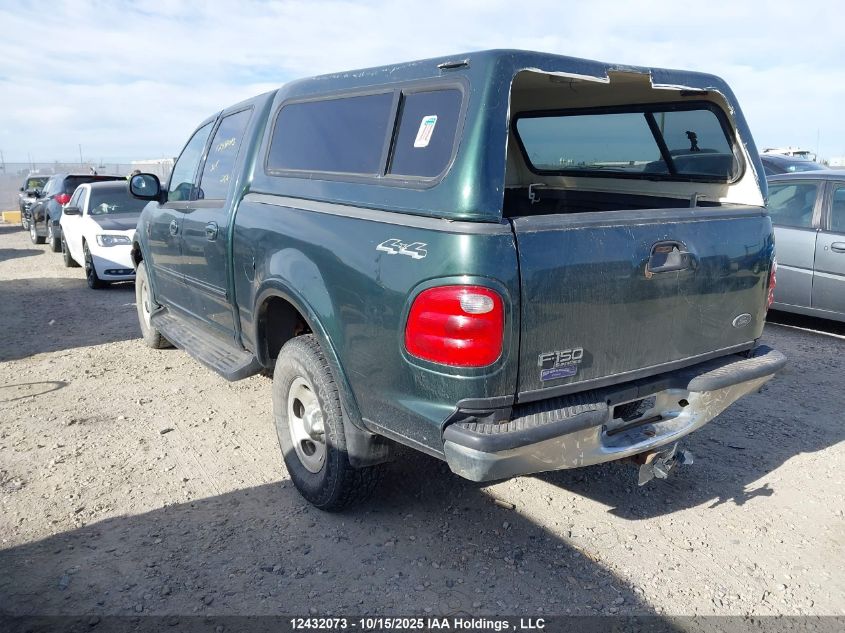 2001 Ford F150 Supercrew VIN: 1FTRW08L51KC01399 Lot: 12432073