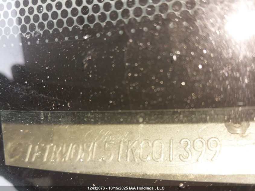 2001 Ford F150 Supercrew VIN: 1FTRW08L51KC01399 Lot: 12432073