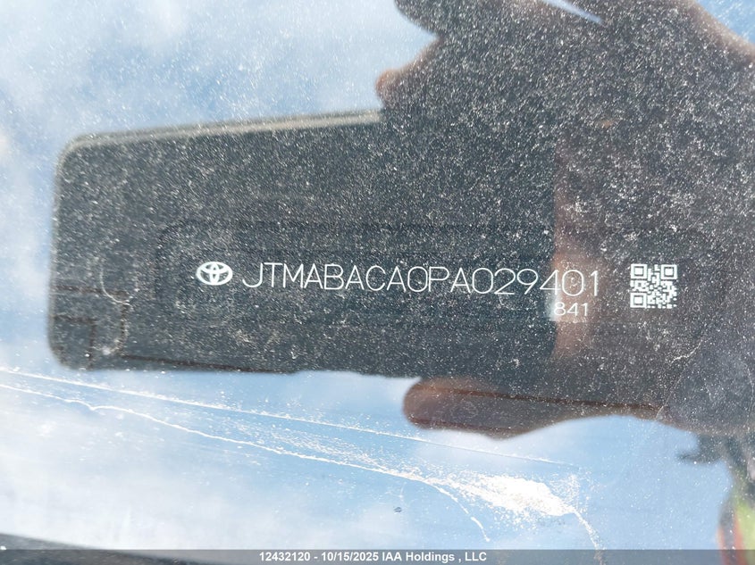 2023 Toyota Bz4X Xle/Limited VIN: JTMABACA0PA029401 Lot: 12432120