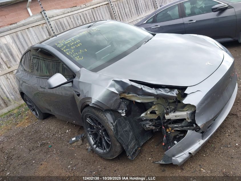 2024 Tesla Model Y VIN: LRWYGDEE1RC630645 Lot: 12432130