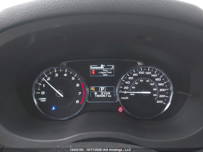 2017 Subaru Forester 2.5I Touring VIN: JF2SJESC5HH412374 Lot: 12432193