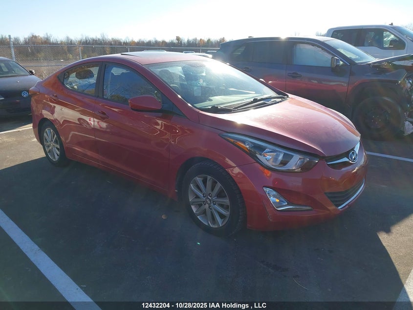 KMHDH4AE0FU455133 2015 Hyundai Elantra Sport Appearance auction photo 1