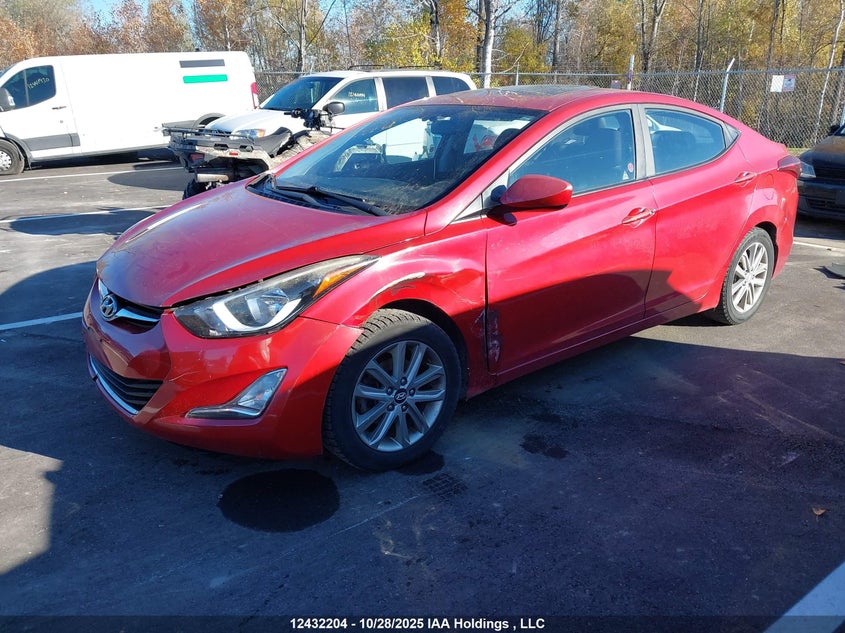 KMHDH4AE0FU455133 2015 HYUNDAI ELANTRA photo no. 2