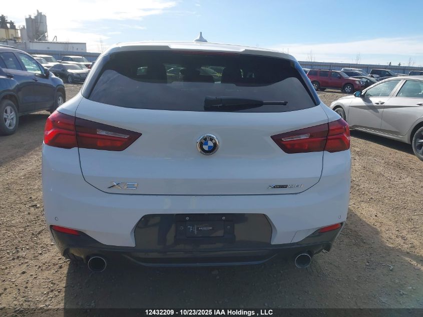 2022 BMW X2 xDrive28I VIN: WBXYJ1C07N5T47727 Lot: 12432209
