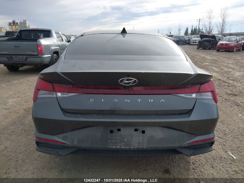 2023 Hyundai Elantra Preferred Ivt With Tech Package VIN: KMHLM4AG0PU602593 Lot: 12432247