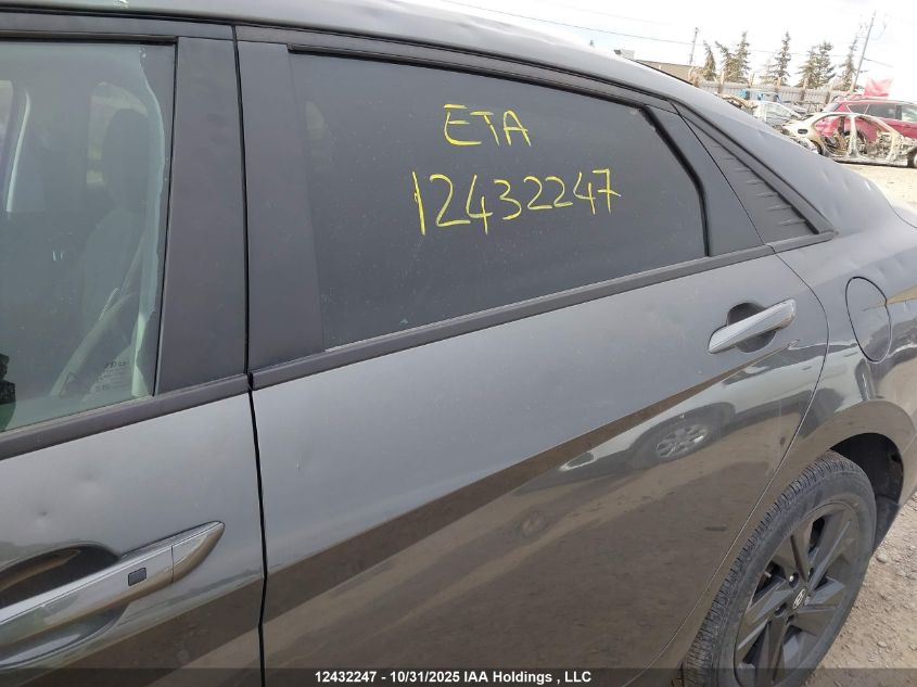 2023 Hyundai Elantra Preferred Ivt With Tech Package VIN: KMHLM4AG0PU602593 Lot: 12432247