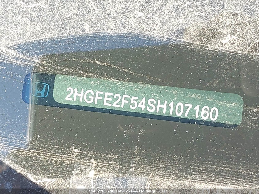 2HGFE2F54SH107160 2025 HONDA CIVIC photo no. 18