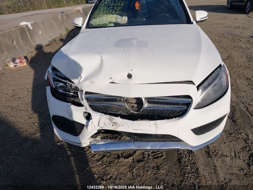 2017 Mercedes-Benz C 300 4Matic VIN: 55SWF4KB5HU226562 Lot: 12432266