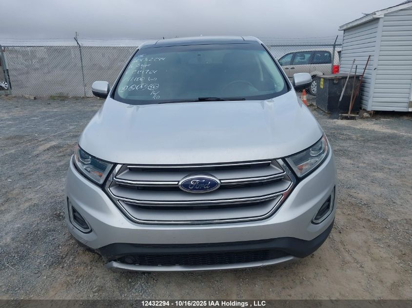 2016 Ford Edge Sel VIN: 2FMPK4J92GBC14764 Lot: 12432294