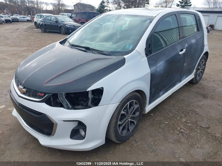 2017 Chevrolet Sonic Lt VIN: 1G1JD6SB1H4134894 Lot: 12432399