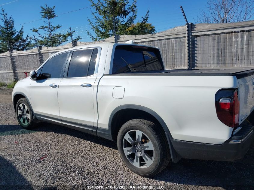 2017 Honda Ridgeline Touring VIN: 5FPYK3F72HB506856 Lot: 12432418