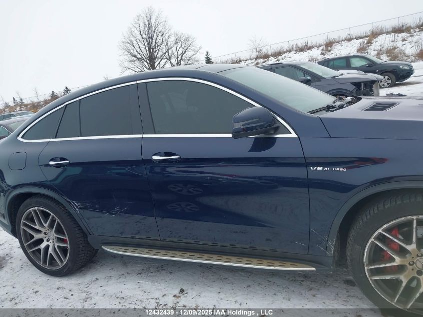 2017 Mercedes-Benz Amg Gle 63 S Coupe 4Matic VIN: 4JGED7FB2HA050296 Lot: 12432439