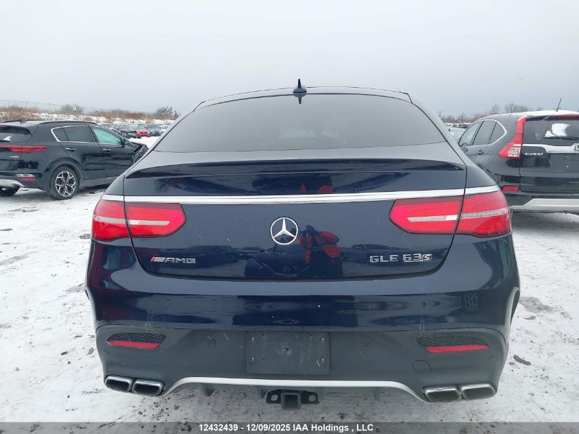 2017 Mercedes-Benz Amg Gle 63 S Coupe 4Matic VIN: 4JGED7FB2HA050296 Lot: 12432439