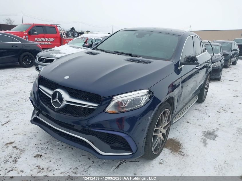 2017 Mercedes-Benz Amg Gle 63 S Coupe 4Matic VIN: 4JGED7FB2HA050296 Lot: 12432439
