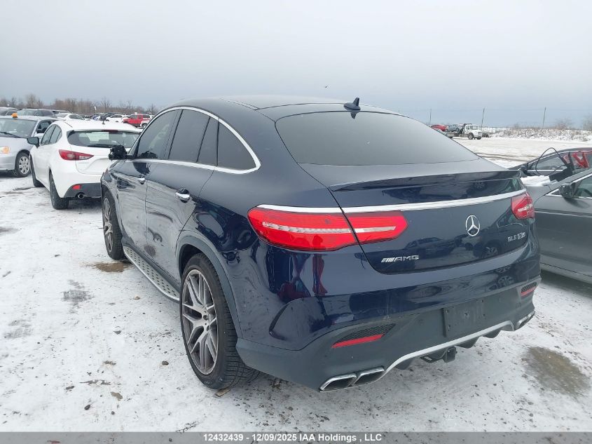 2017 Mercedes-Benz Amg Gle 63 S Coupe 4Matic VIN: 4JGED7FB2HA050296 Lot: 12432439