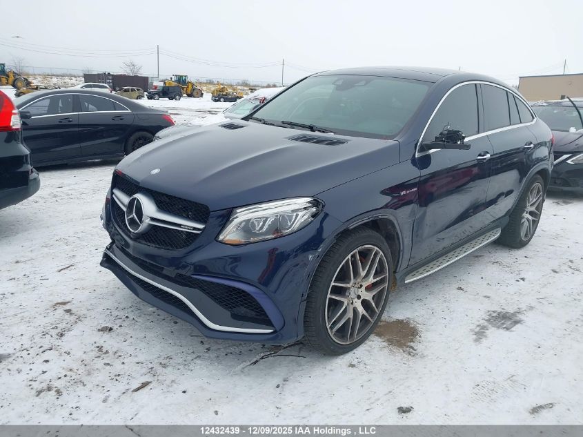 2017 Mercedes-Benz Amg Gle 63 S Coupe 4Matic VIN: 4JGED7FB2HA050296 Lot: 12432439