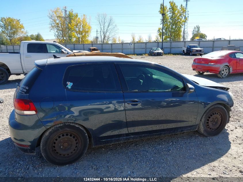 2012 Volkswagen Golf 2.5L Sportline/2.5L Trendline VIN: WVWAA7AJ5CW170390 Lot: 12432444