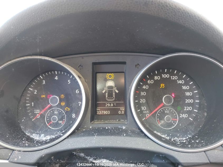 2012 Volkswagen Golf 2.5L Sportline/2.5L Trendline VIN: WVWAA7AJ5CW170390 Lot: 12432444