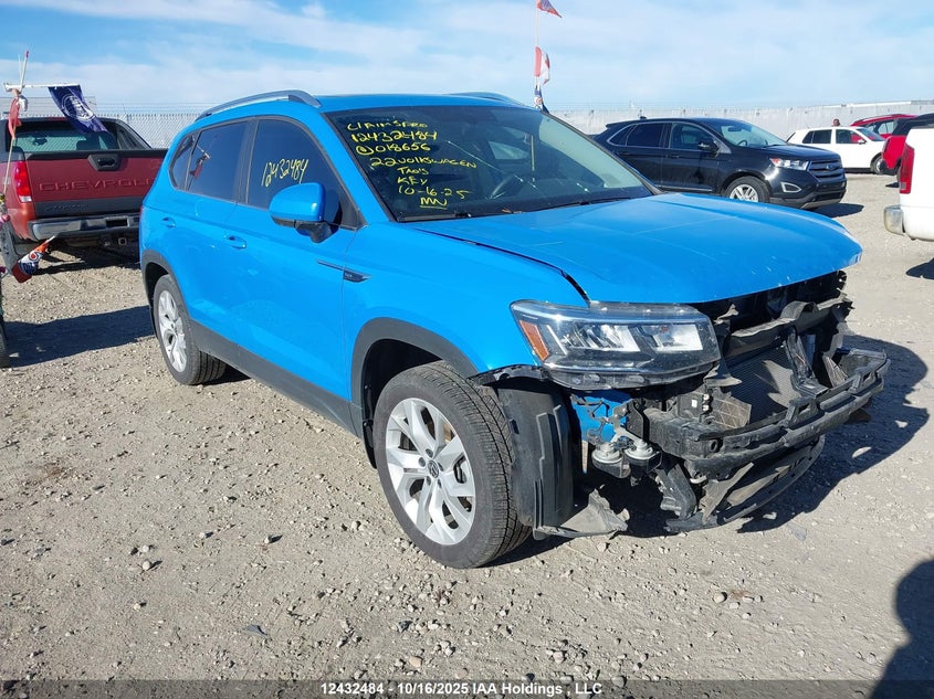 3VVLX7B26NM081656 2022 Volkswagen Taos Se Iq Drive/Sel auction photo 1