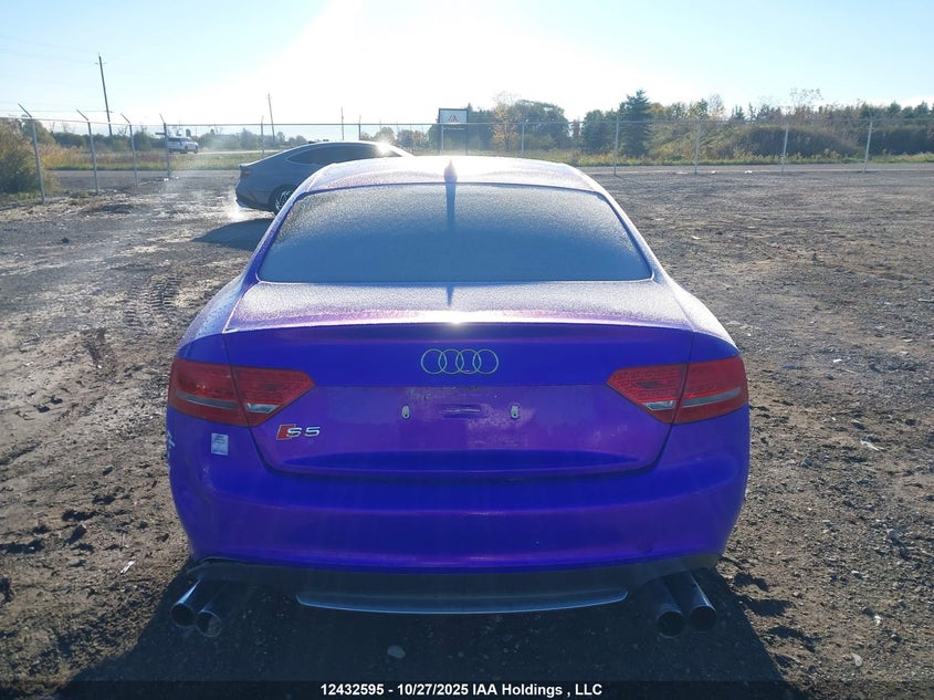 2010 Audi S5 Premium Plus VIN: WAUCVBFR6AA028023 Lot: 12432595