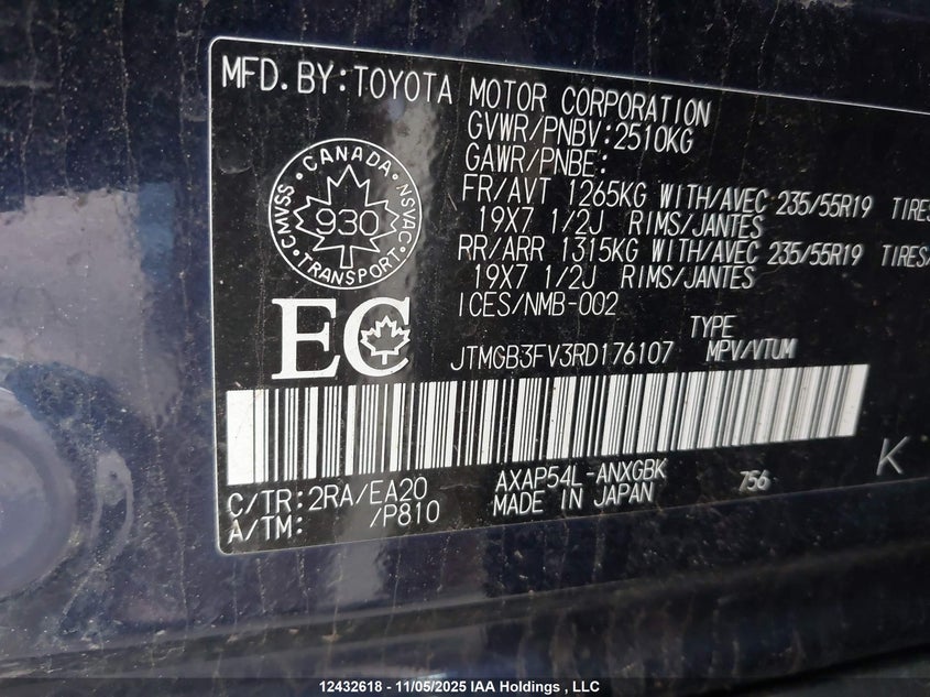 JTMGB3FV3RD176107 2024 TOYOTA RAV 4 photo no. 9