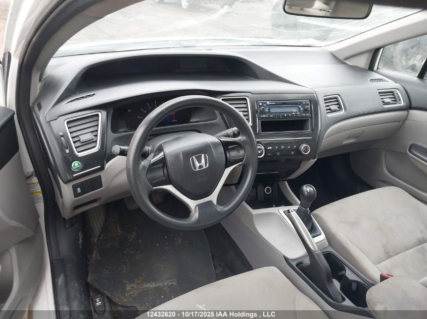 2013 Honda Civic Dx VIN: 2HGFB2E27DH009954 Lot: 12432620