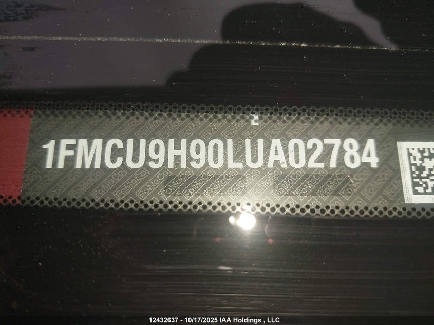 1FMCU9H90LUA02784 2020 FORD ESCAPE photo no. 20