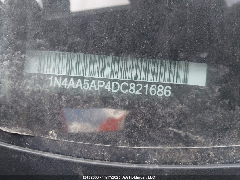 2013 Nissan Maxima VIN: 1N4AA5AP4DC821686 Lot: 12432668