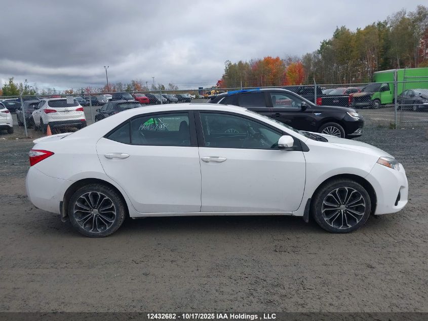 2016 Toyota Corolla L/Le/Le Pls/Prm/S/S Pls VIN: 2T1BURHE5GC744887 Lot: 12432682