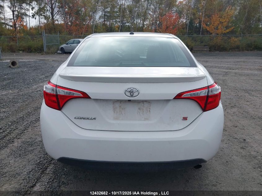 2016 Toyota Corolla L/Le/Le Pls/Prm/S/S Pls VIN: 2T1BURHE5GC744887 Lot: 12432682