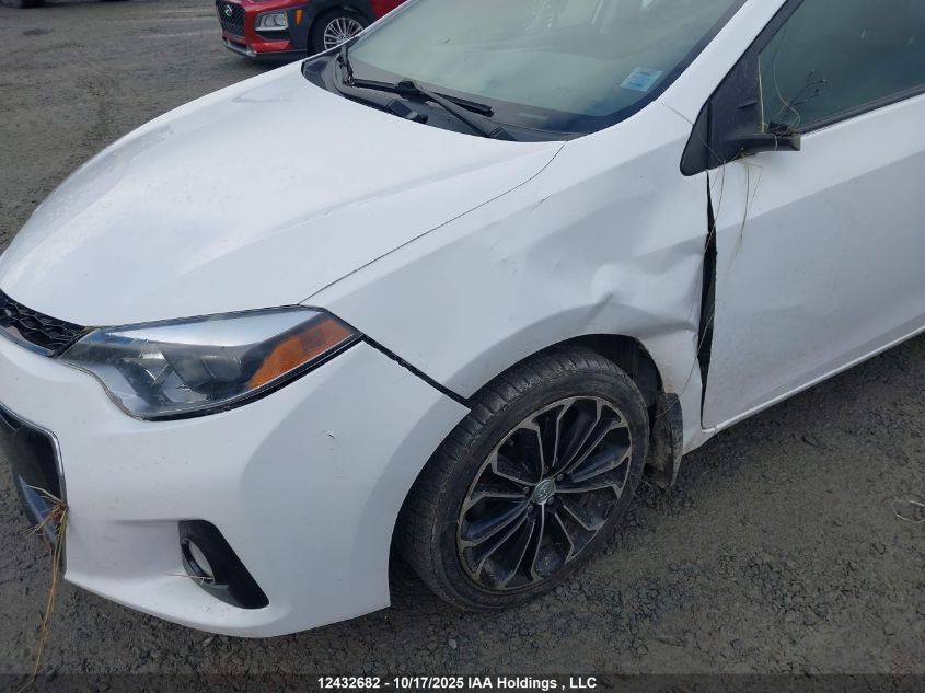 2016 Toyota Corolla L/Le/Le Pls/Prm/S/S Pls VIN: 2T1BURHE5GC744887 Lot: 12432682