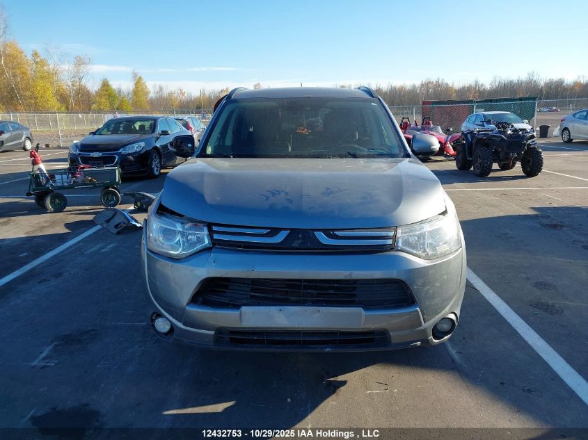2014 Mitsubishi Outlander Gt VIN: JA4JZ4AX9EZ606617 Lot: 12432753