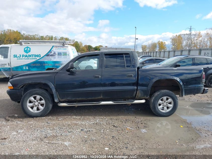 2004 Dodge Dakota Quad Sport VIN: 1D7HG38N54S761624 Lot: 12432862