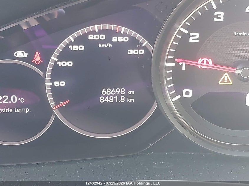 2022 PORSCHE CAYENNE COUPE SPORT UTILITY VEHICLE 2.9L V-6 DI, DOHC, VVT, TURBO, 434HP