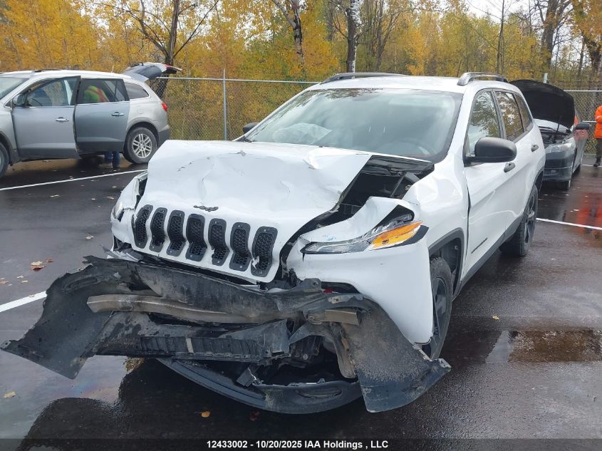 2016 Jeep Cherokee VIN: 1C4PJMAS1GW353115 Lot: 12433002