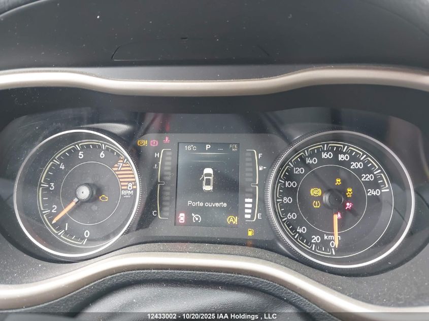 2016 Jeep Cherokee VIN: 1C4PJMAS1GW353115 Lot: 12433002